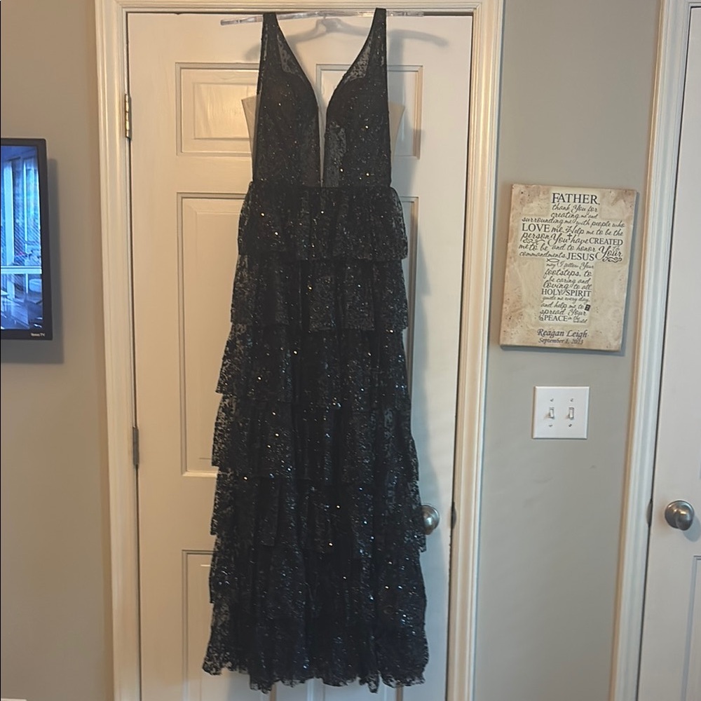 Elegant Black Evening Gown